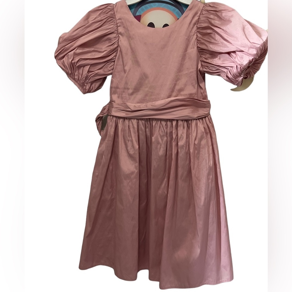 NEXT Taffeta Flower Girl Bow Dress Size 7-8